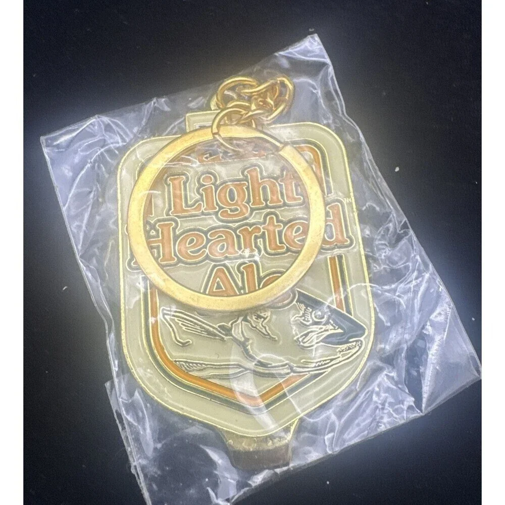 Bell’s Light Hearted Ale Metal Keychain NEW‎